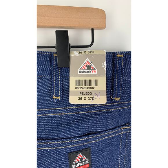 Bulwark Mens Relaxed Excel FR Jeans Size 36 x 31 PEJ2 Uniform Fire Resistant New - Picture 7 of 9